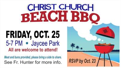 Beach BBQ October 25