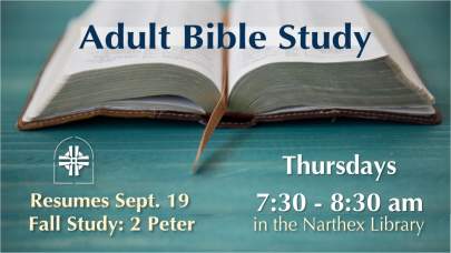 Adult Bible StudyFall24